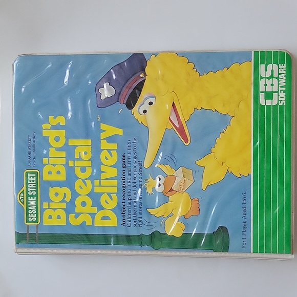 Sesame Street Big Bird's Special Delivery CBS Software 1984 Commodore 64 Atari - Picture 5 of 11